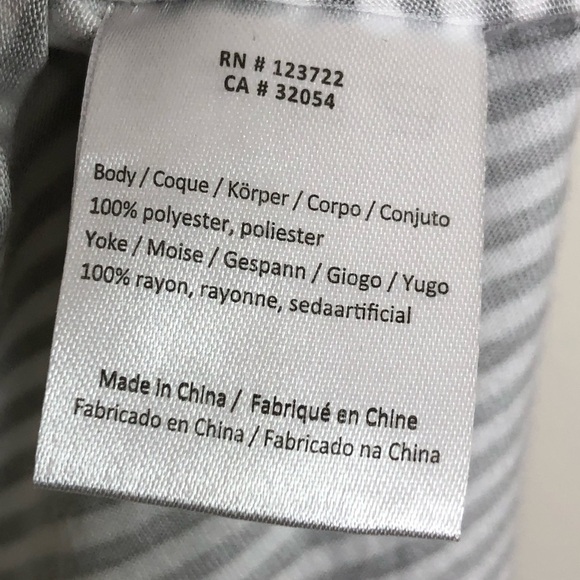 ONE September Anthropologie striped color block blouse - Picture 5 of 9